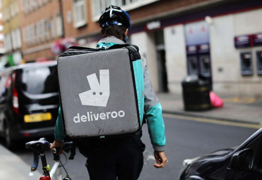 investimento da Amazon na Deliveroo