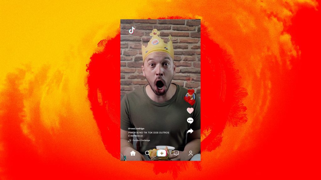 Burger King faz parceria com o TikTok Brasil para lançar sanduíches