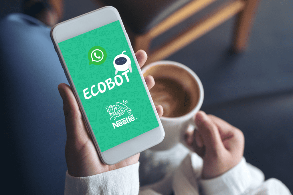 Ecobot Nestlé ajuda consumidor a encontrar pontos de descarte e coleta seletiva 