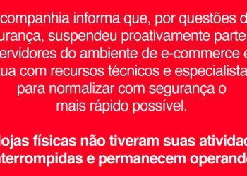 Após ataque hacker, ação da Americanas cai 6,5% na Bolsa