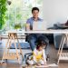 Trabalhadores em home office se sentem mais felizes