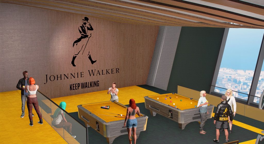 Johnnie Walker é primeira marca de uísque a estrear no metaverso no Brasil