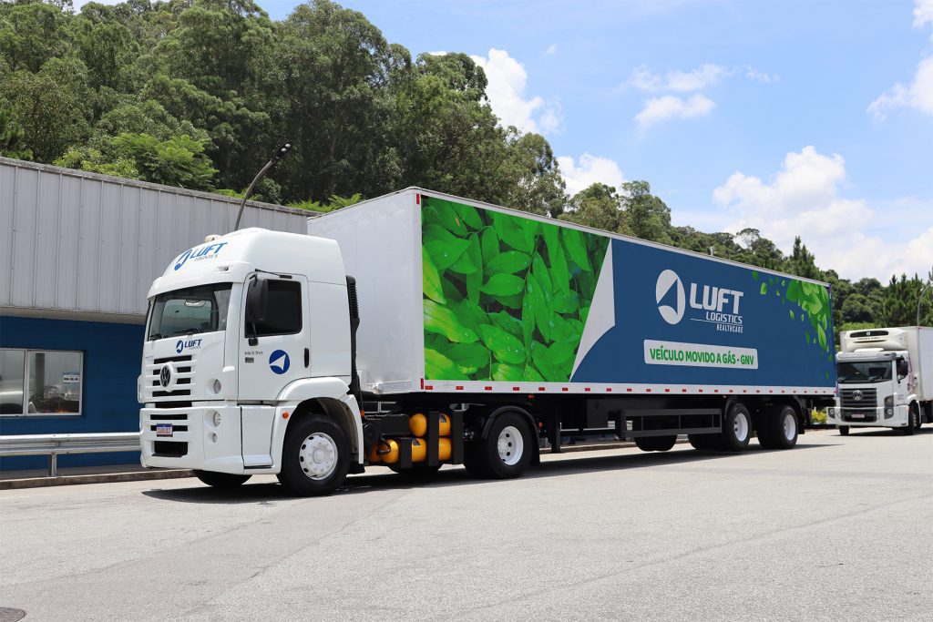 Luft Logistics inicia testes com caminhão movido a GNV e biometano