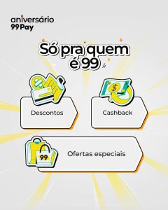 99Pay lança Central de Recompensas em comemoração aos seus três anos 