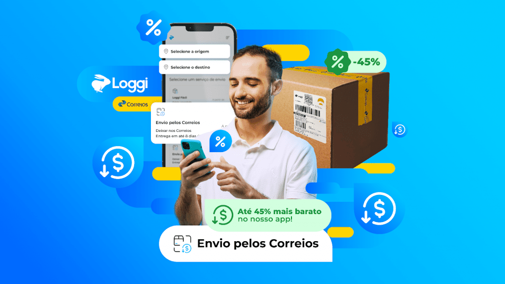 Loggi lança o serviço Envio pelos Correios, proporcionando conveniência ao cliente