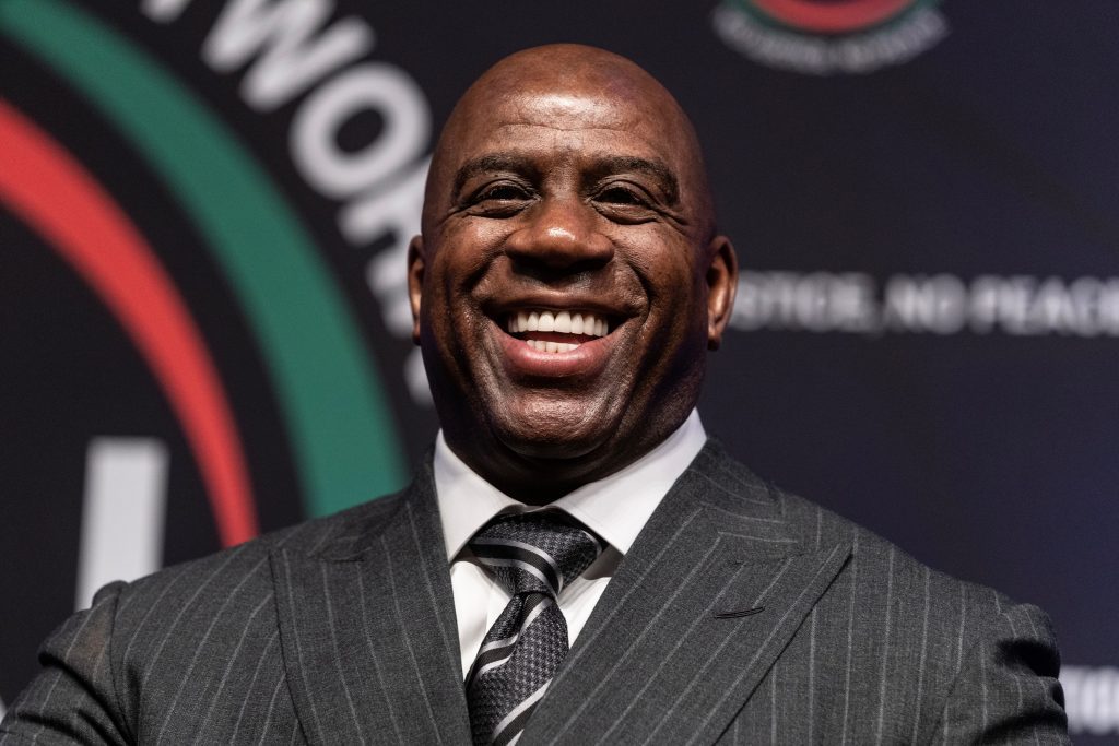 Magic Johnson, lenda do basquete e empresário, será destaque da NRF 2024