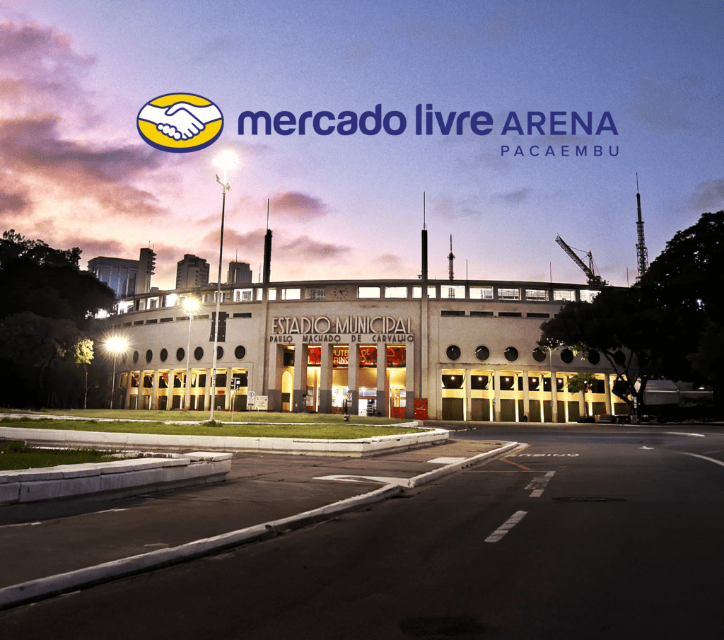 Pacaembu terá naming rights do Mercado Livre de R$ 1 bilhão por 30 anos