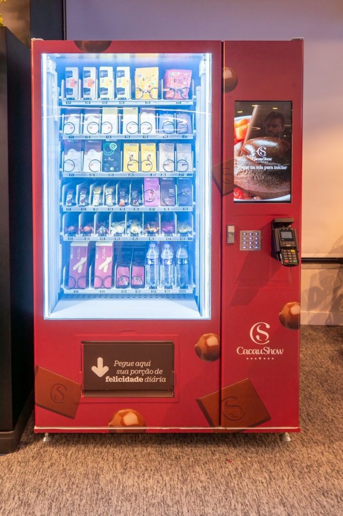 Cacau Show lança vending machines desenvolvidas com inteligência embarcada