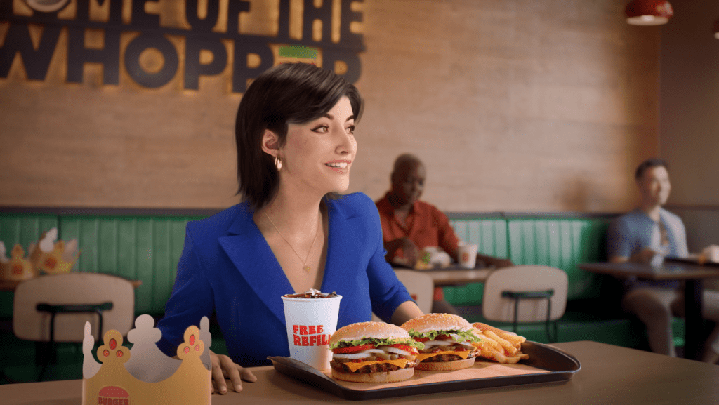 Burger King lança campanha inédita com Lu, do Magalu