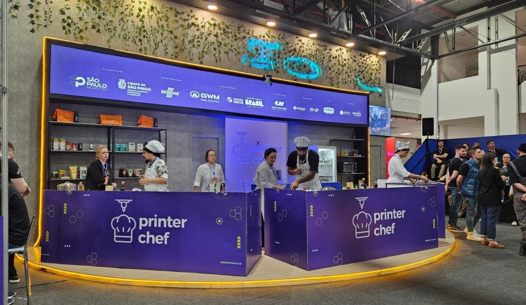 Campus Party premia chef de São Paulo em campeonato de alimentos feitos em impressoras 3D