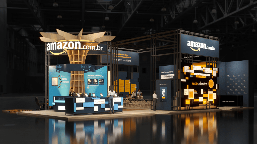 Amazon Brasil terá o maior estande de sua história na 27° Bienal Internacional do Livro