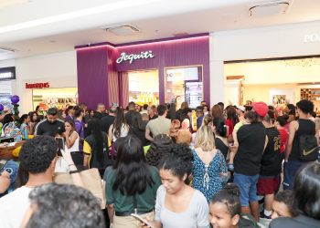 Jequiti atrai multidão na inauguração da primeira loja física da marca