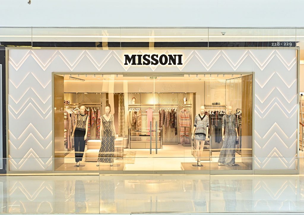 Missoni reinaugura loja no Shopping JK Iguatemi e apresenta novo design.