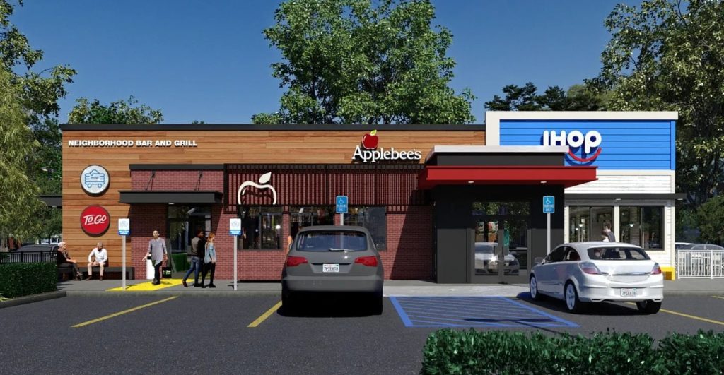 Primeiro restaurante conjunto de Applebee's e Ihop é aberto no Texas