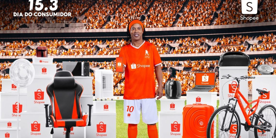 Ronaldinho Gaúcho é o novo embaixador da Shopee mirando Dia do Consumidor