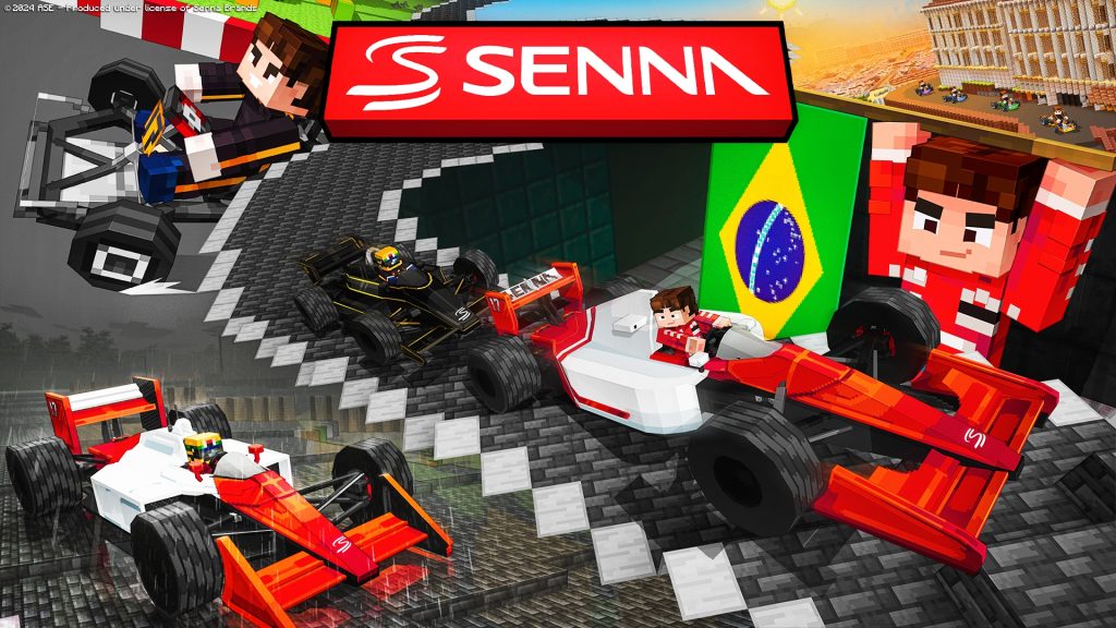 Minecraft leva Ayrton Senna e a Turma da Mônica para o universo do jogo