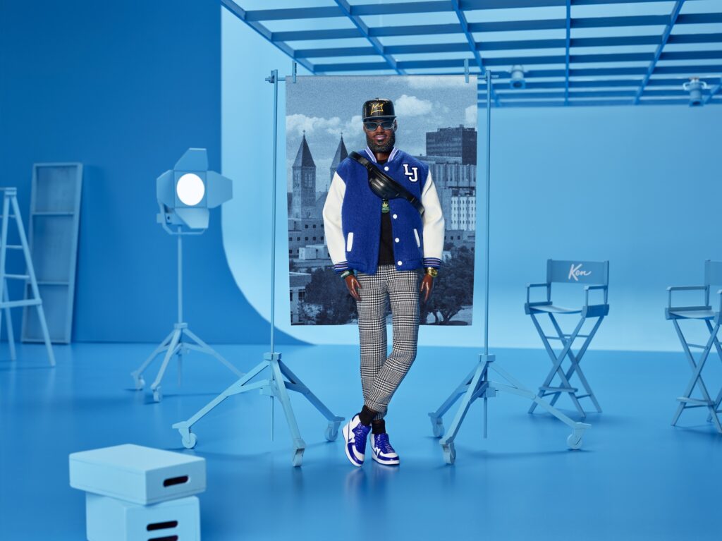 LeBron James, astro do basquete, é o primeiro homem real a se transformar em boneco Ken