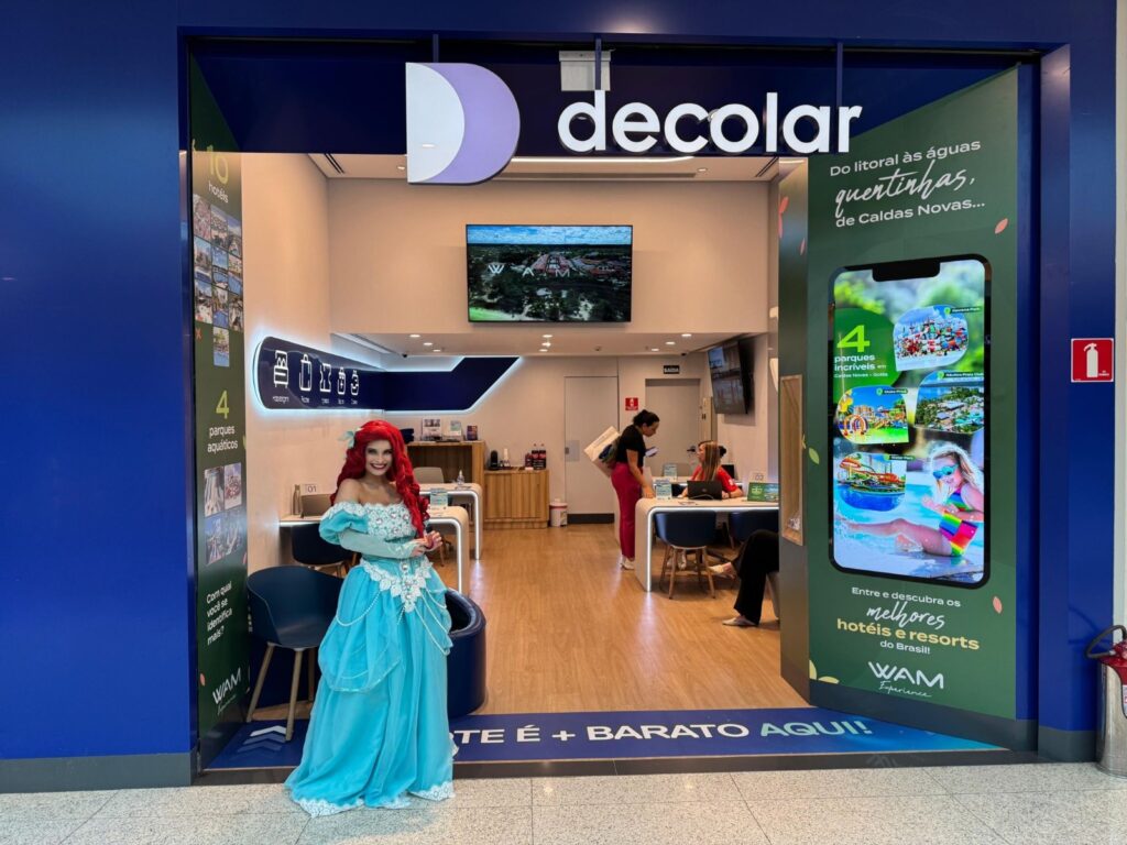 Parceria entre Decolar e Wam leva experiências de viagem a shoppings em SP e MG
