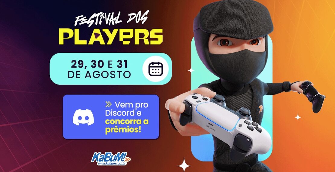 Dia do Gamer: KaBuM! celebra com descontos e ações no Discord