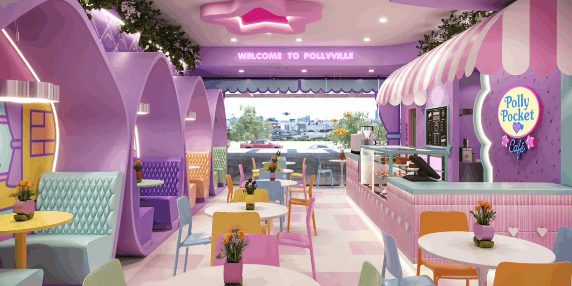 México irá ganhar a primeira cafeteria temática da Polly Pocket