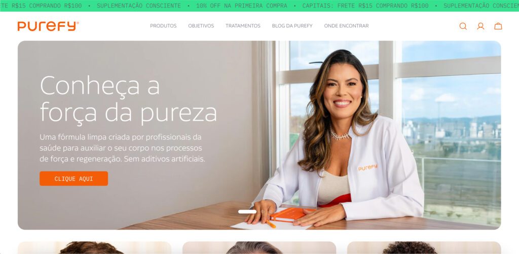 Purefy Nutrition lança e-commerce com foco no comércio B2C
