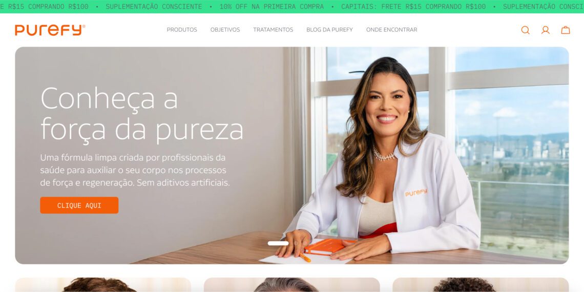 Purefy Nutrition lança e-commerce com foco no comércio B2C