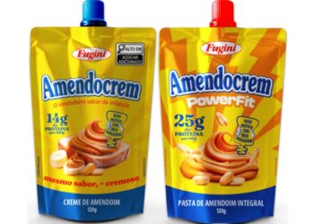 Amendocrem lança nova linha de pasta de amendoim com embalagens práticas