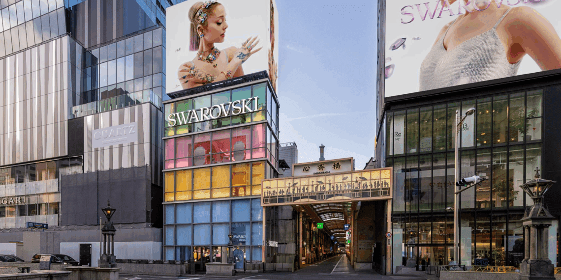 Swarovski amplia presença na Ásia com loja em OsakaSwarovski amplia presença na Ásia com loja em Osaka
