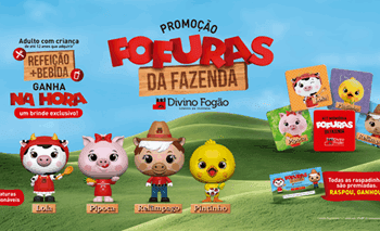 Divino Fogão lança colecionáveis de animais da fazenda para o Dia das Crianças