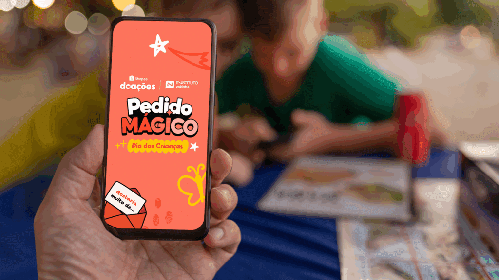 Shopee lança campanha para transformar o Dia das Crianças em comunidades de SP