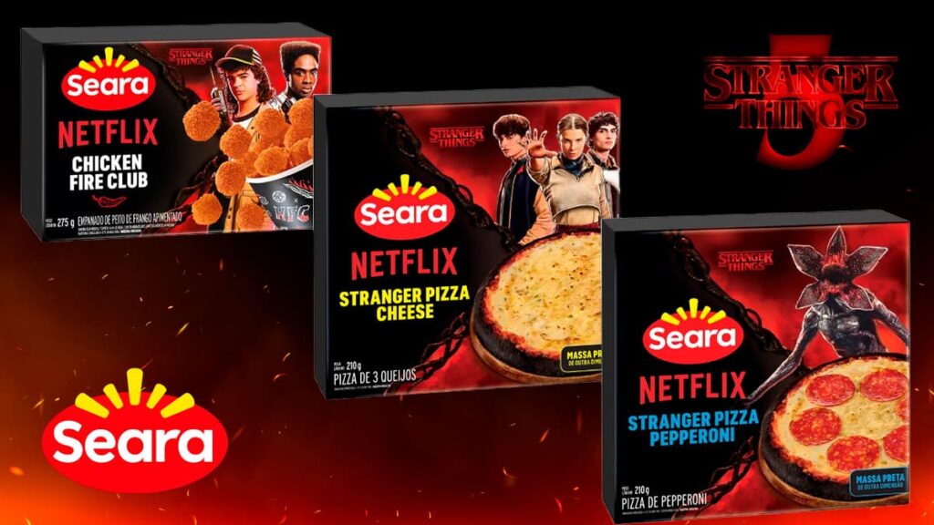 Seara lança produtos inspirados na série Stranger Things, em parceria com a Netflix