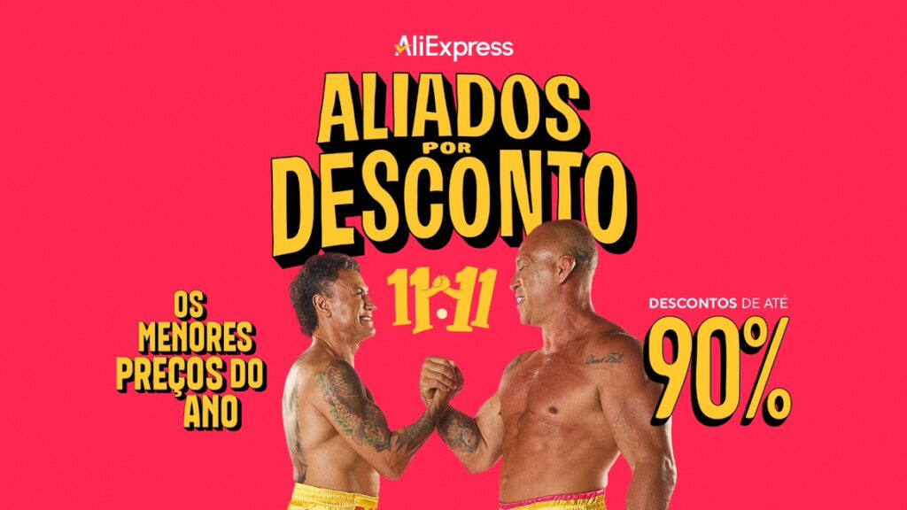 AliExpress terá descontos de até 90% em compras em grupo durante o 11.11