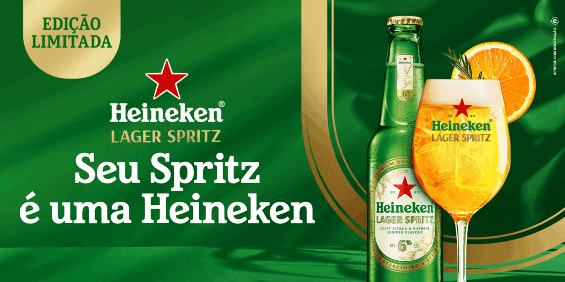 Heineken lança cerveja Lager Spritz inspirada em coquetel italiano
