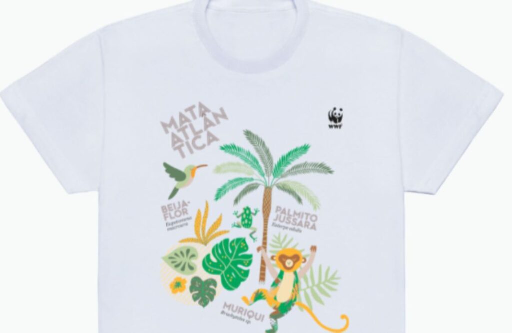 WWF-Brasil lança online com camisetas inspirados na natureza brasileira