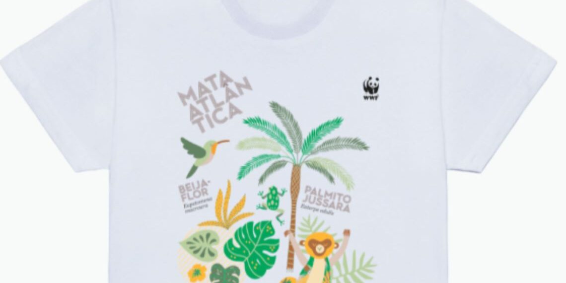 WWF-Brasil lança online com camisetas inspirados na natureza brasileira
