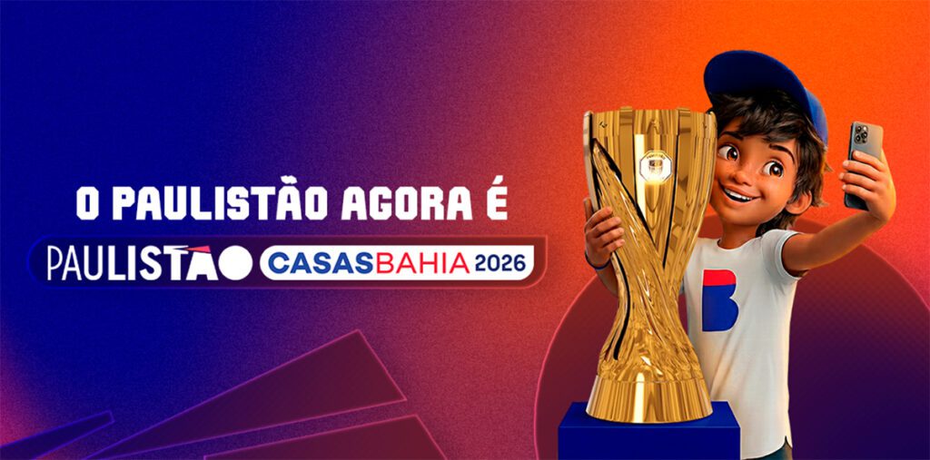Casas Bahia fecha naming rights do Paulistão 2026