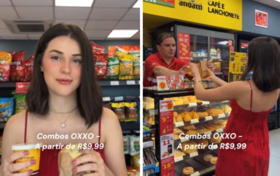 Oxxo usa influenciadores para mostrar combos práticos e ensinar como economizar no dia a dia