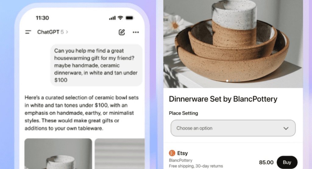 OpenAI leva o e-commerce para dentro do ChatGPT com checkout integrado