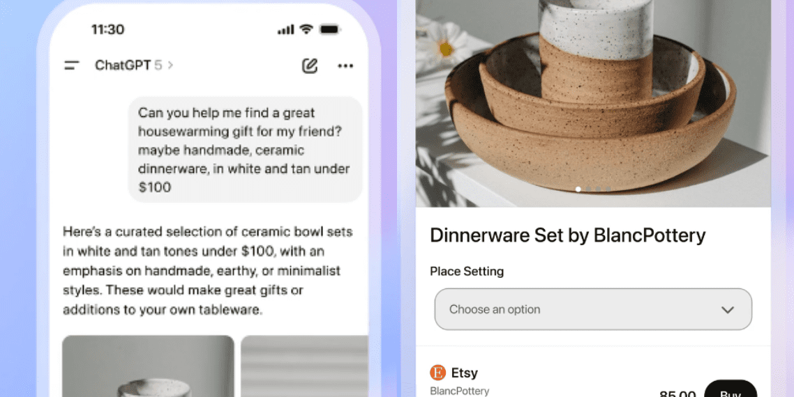 OpenAI leva o e-commerce para dentro do ChatGPT com checkout integrado