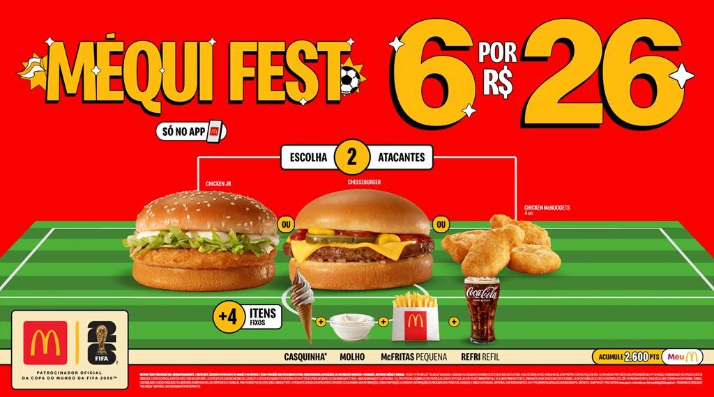 Com combos a R$ 26, Méqui Fest abre temporada de descontos no aplicativo