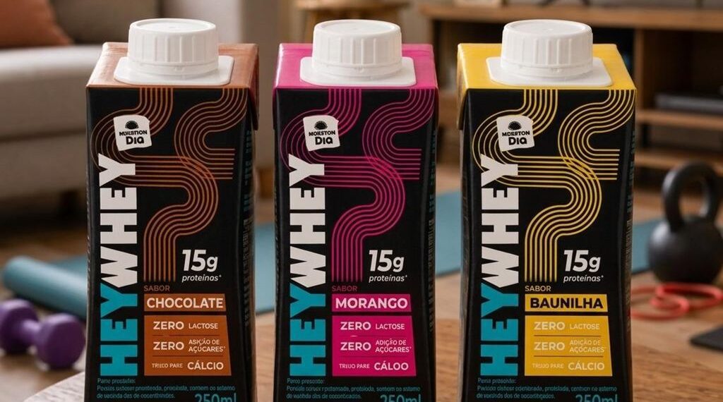 Rede Dia lança bebida proteica de marca própria com zero lactose e sem açúcar