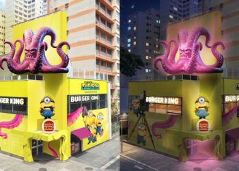 Burger King lança combo dos Minions e decora unidade em São Paulo com temática do filme