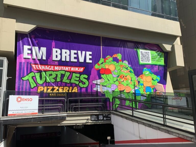Pizzaria oficial das Tartarugas Ninja estreia no Brasil na Avenida Paulista