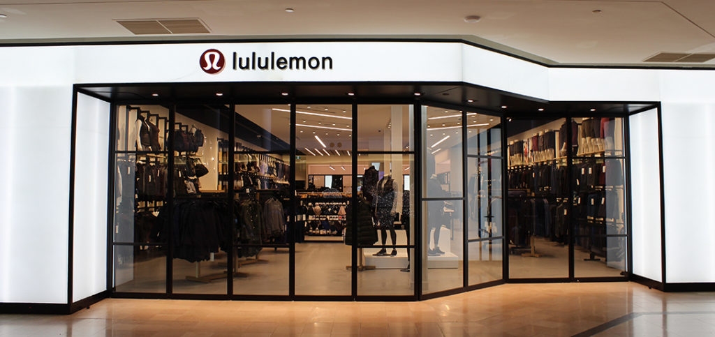 Lululemon fecha lojas dedicadas exclusivamente à moda masculina