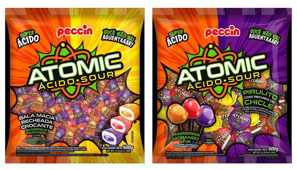Peccin lança linha exclusiva de candies ácidos