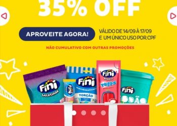 Mês do cliente: Fini oferece 35% de desconto até o dia 17 de setembro