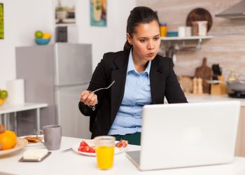 Reflexões sobre alimentação em home office