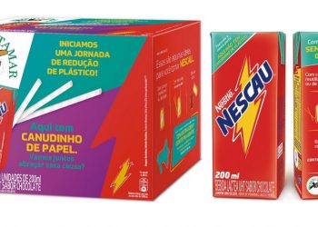 Nescau anuncia a retirada de 100% de canudos plásticos das bebidas