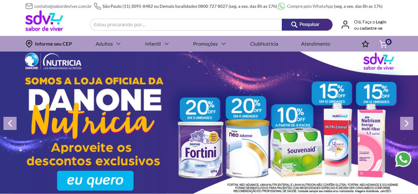 Danone Nutricia lança plano de assinatura oficial de produtos da