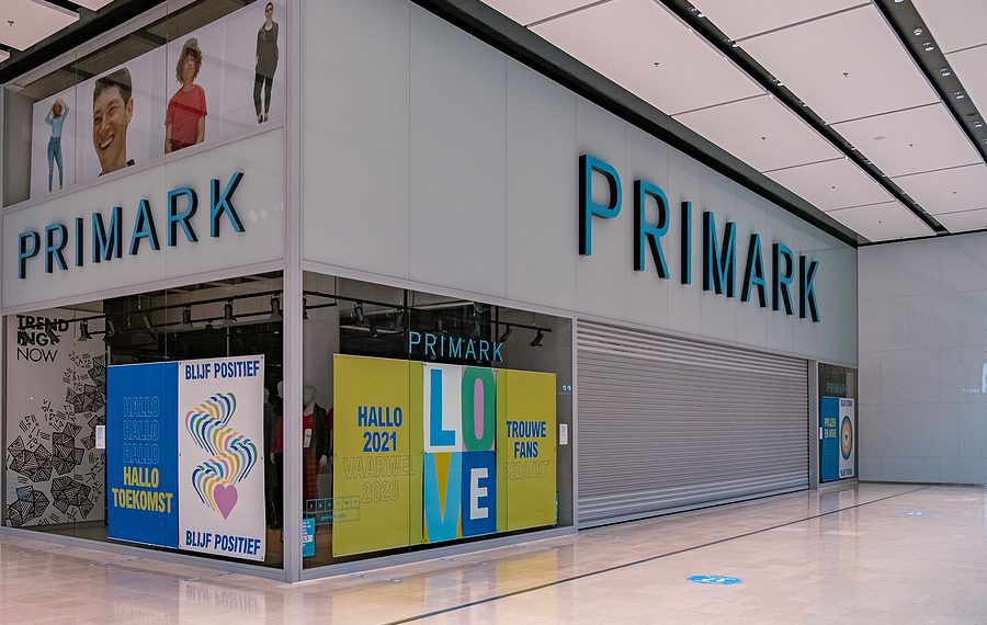 Loja da Primark fechada na Holanda